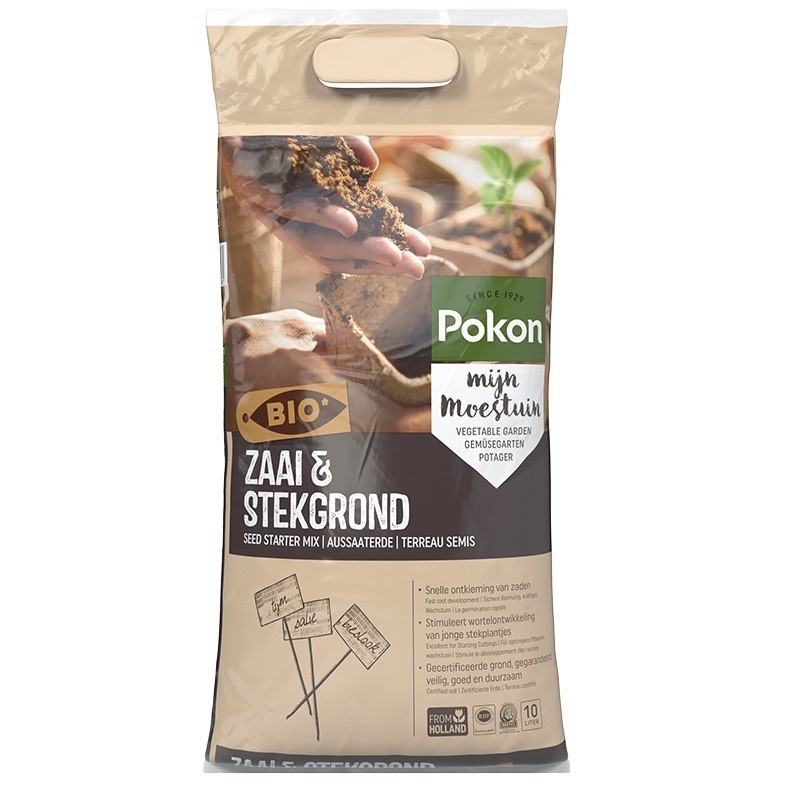 Pokon Bio Zaai & Stekgrond 10 liter Pokon Bio Zaai & Stekgrond 10 liter