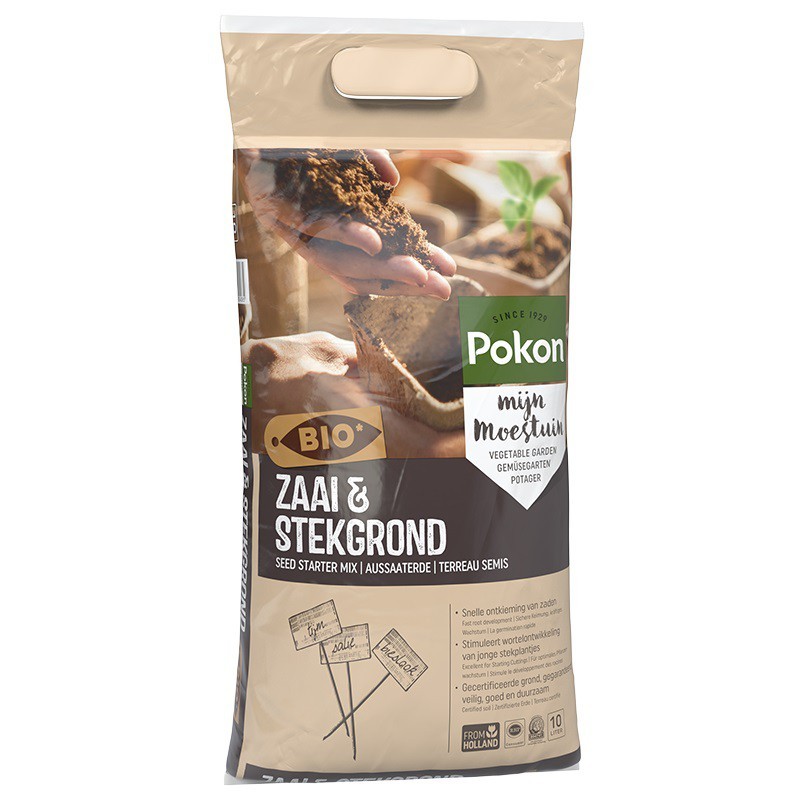 Pokon Bio Zaai & Stekgrond 10 liter Pokon Bio Zaai & Stekgrond 10 liter