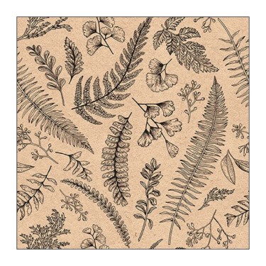 Napkin 33 Recycled Leaves And Herbs FSC Mix