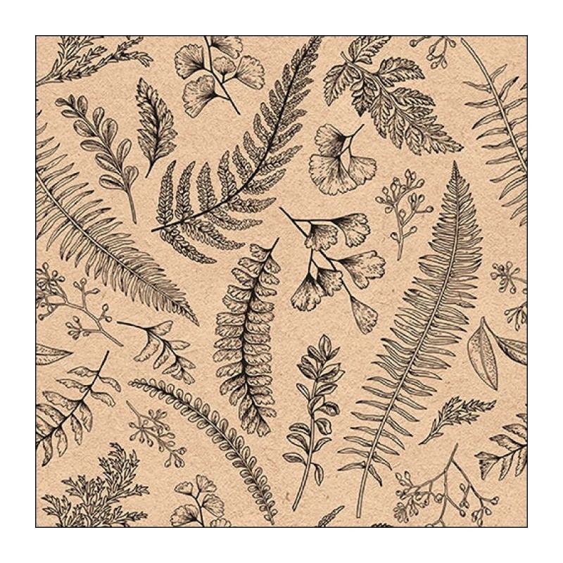 Napkin 33 Recycled Leaves And Herbs FSC Mix