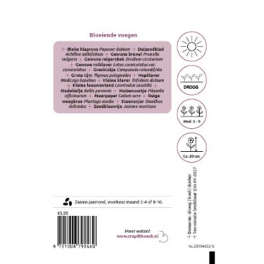 Bloeiende voegen - voor open bestrating en stapstenen Bloeiende voegen - voor open bestrating en stapstenen