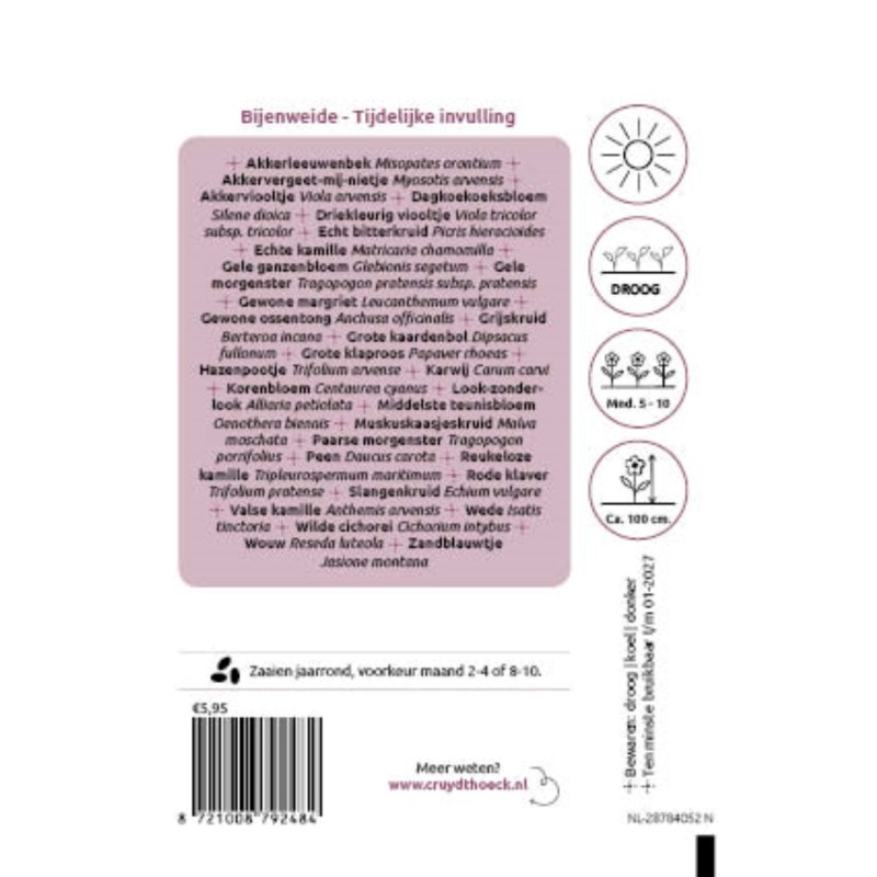 Bijenweide - voor tijdelijke invulling Bijenweide - voor tijdelijke invulling