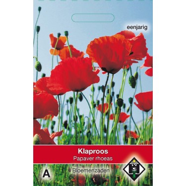 Papaver rhoeas -zaden-
