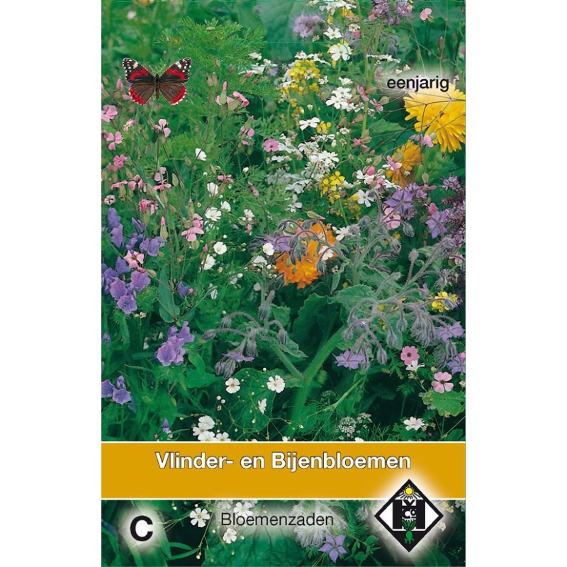 Vlinder- en Bijenbloemen mengsel -zaden- Vlinder- en Bijenbloemen mengsel -zaden-