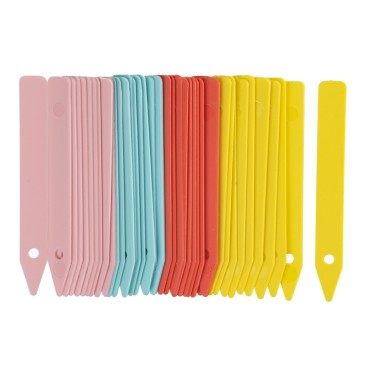 Steeketiketten gekleurd (40st.) Steeketiketten gekleurd (40st.)