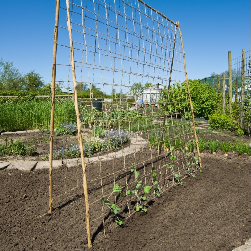 Klim- en geleidenet jute 1,8 x 5m Klim- en geleidenet jute 1,8 x 5m