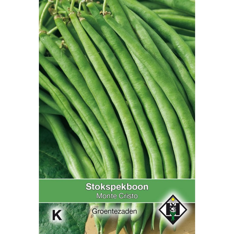 Stokspekboon, Phaseolus vulgaris 'Neckarkonigin', 30 gr. -zaden- Stokspekboon, Phaseolus vulgaris 'Neckarkonigin', 30 gr. -zaden-