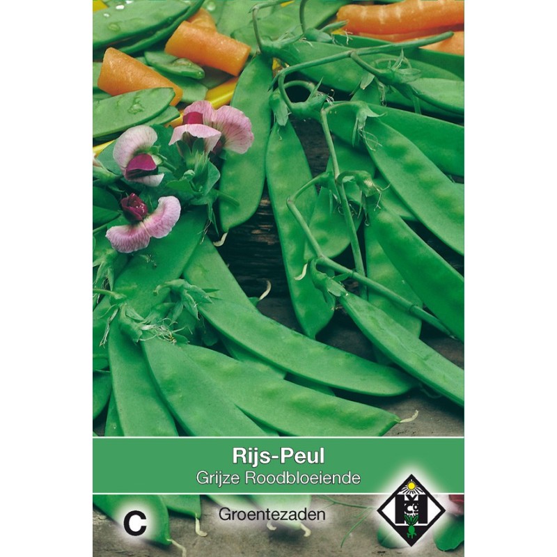 Rijspeul, Pisum sativum 'Grijze Roodbloeiende', 50 gr. -zaden- Rijspeul, Pisum sativum 'Grijze Roodbloeiende', 50 gr. -zaden-