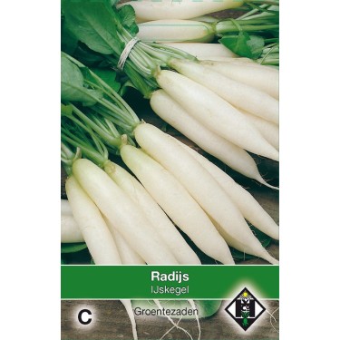 Radijs, Raphanus sativus 'IJskegel' -zaden-