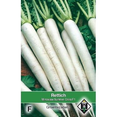 Rettich / Daikon, Raphanus sativus 'Minowase S.C. F1' -zaden-