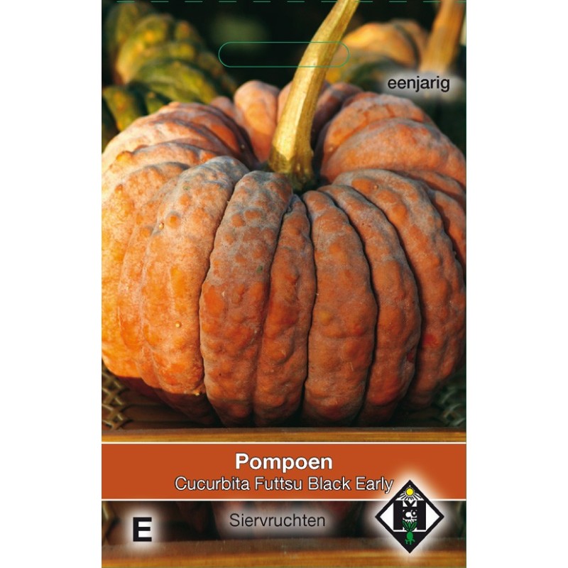 Cucurbita moschata Futtsu Black Early -zaden- Cucurbita moschata Futtsu Black Early -zaden-