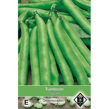 Tuinboon, Vica faba 'Suprifin', 60 gr. Tuinboon, Vica faba 'Suprifin', 60 gr.