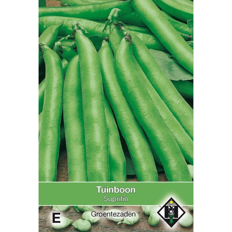 Tuinboon, Vica faba 'Suprifin', 60 gr. Tuinboon, Vica faba 'Suprifin', 60 gr.