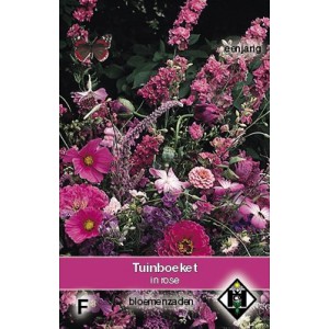 Tuinboeket in roze